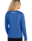 TVR Pickleball Club - Ladies Long Sleeve Performance V-Neck Tee