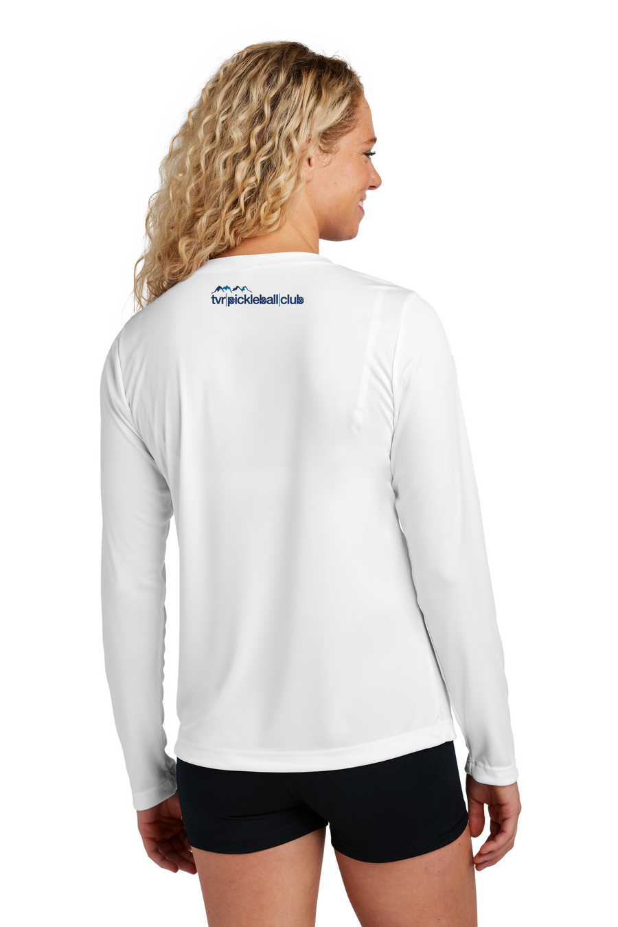 TVR Pickleball Club - Ladies Long Sleeve Performance V-Neck Tee